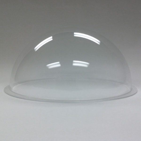 CLEAR PERSPEX ACRYLIC PLASTIC DOME WITH FLANGE HEMISPHERES 50mm-700mm DIAMETERS