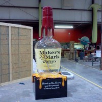 Giant Whiskey Bottle C/O the Weber Group